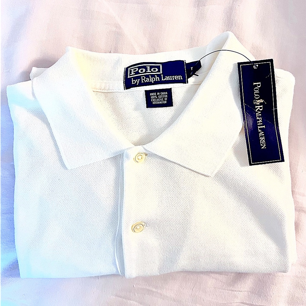 NWT Polo by Ralph Lauren Short-Sleeve Pique Polo Size L